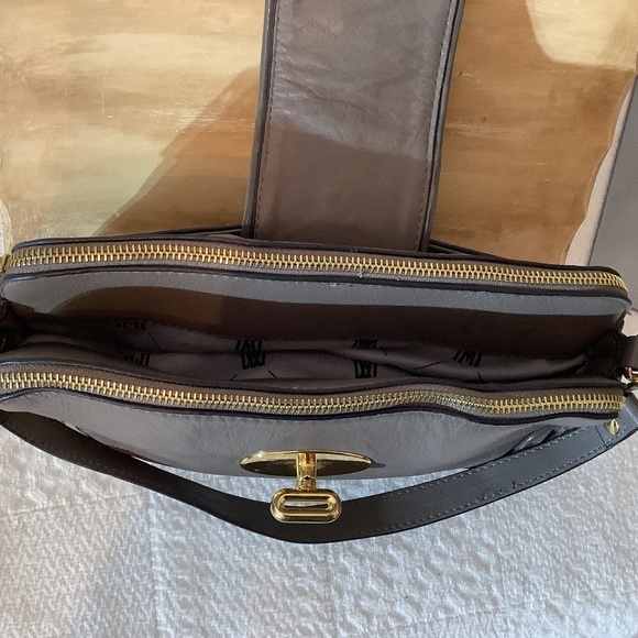 Antonio Melani hand shoulder dark gray purse - Picture 6 of 16